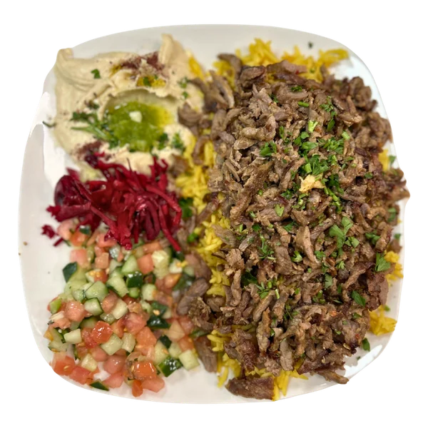 #13 Beef Shawarma Plate