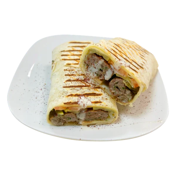 #23 Beef Kufta Kabab Wrap